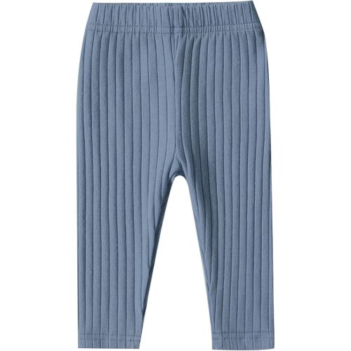 DREAM BUS Baby Girl Boy Pants Toddler Leggings Solid Ribbed Toddler Sweatpants Infant Newborn Leggings Baby Boy Jogger Pants