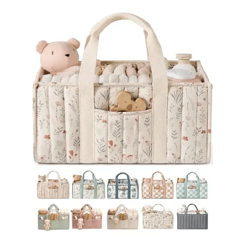 Baby Diaper Caddy - Large Organizer Tote Bag for Newborn essentials - TikTok Shop