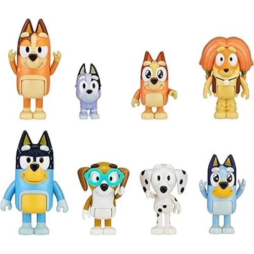 Bluey Heeler Family Figure Pack