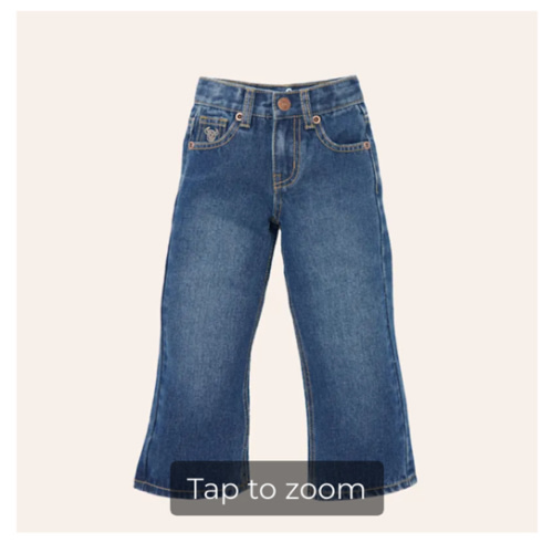 Cowboy Hardware Toddler Boy's Medium Wash Boot Stitched Bootcut Jeans | Cavender's