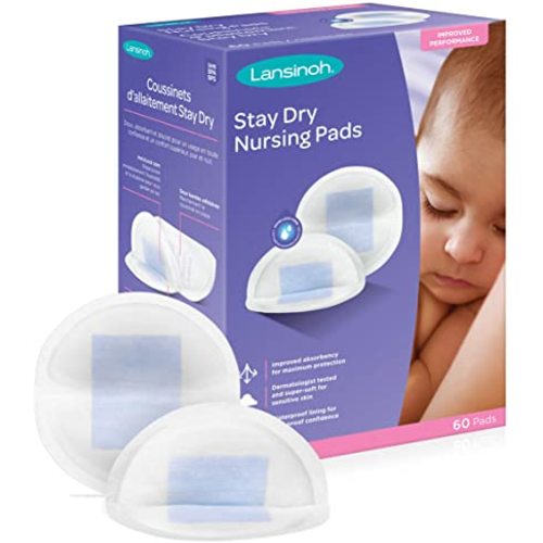 Lansinoh Stay Dry Lot de 60 coussinets d'allaitement jetables
