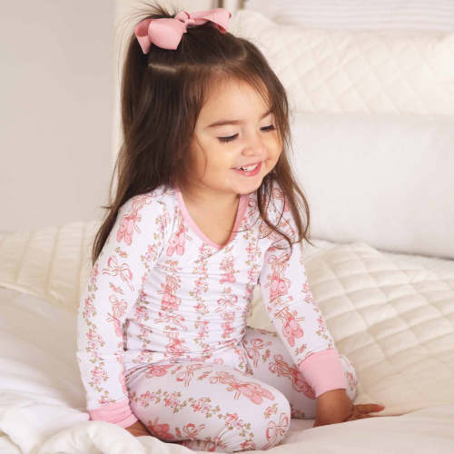 Ballet Blossoms Two Piece Pajama Set