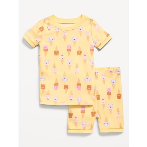 Printed Snug-Fit Pajama Set for Toddler & Baby