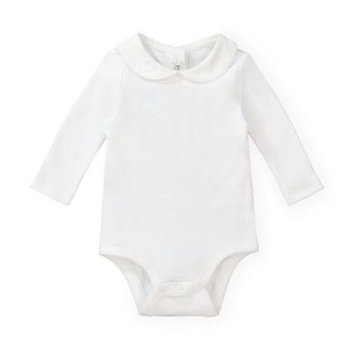Hope & Henry Baby Peter Pan Collar Bodysuit, Infant, 0-3 Months