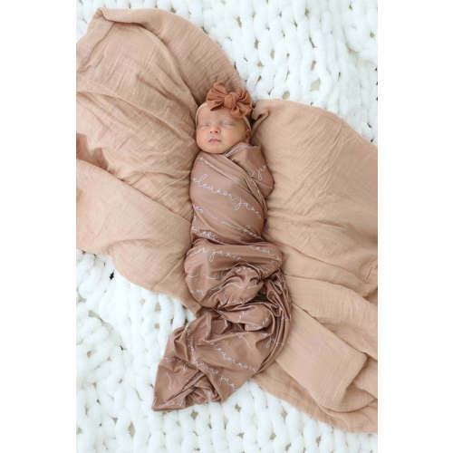 Personalized Baby Name Swaddle Blanket