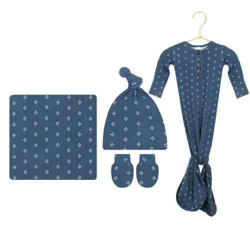 Benson Newborn Hat Bundle (Gown)