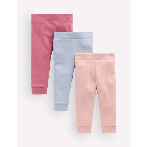 3 - pack Pointelle Leggings - Multi Rainbow | Boden USA
