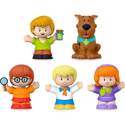 Little People Collector Scooby-Doo Cartoon TV Series Special Edition Set for Fans, 5 Figures in a Display Package ​