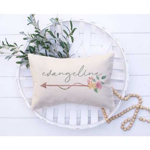 Boho Nursery / Name Pillow / Evangeline - Choose your name!