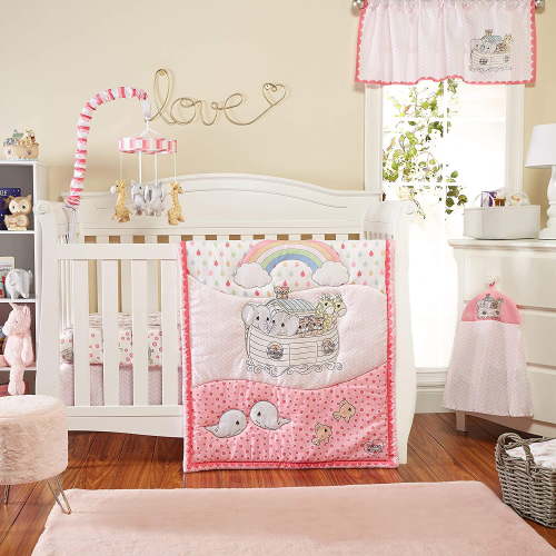 Precious Moments Girls 4 Pc Crib Bedding Set