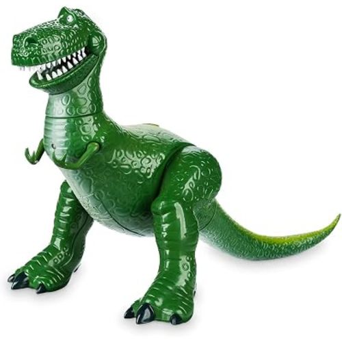 Disney Store Official Rex Interactive Talking Action Figure from Toy Story, Features Sounds and Phrases from The Movies, Interacts with Other Figures and Toys