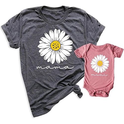 Mama and Me Matching Shirts, for Mama Mini, Mother's Day Outfits, Pack of 2