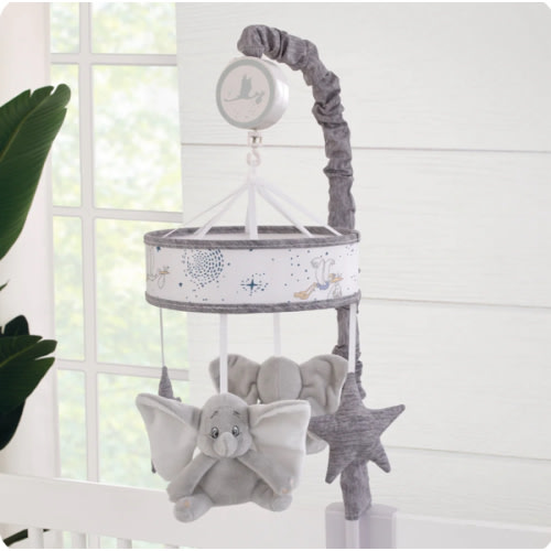 Disney Dumbo Sweet Little Baby Light Blue, White and Gray Dumbo and St – NoJo Baby & kids