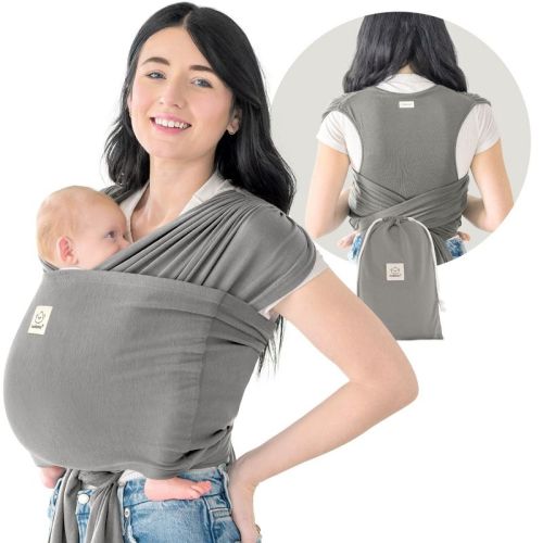 KeaBabies D-Lite Baby Wrap Carrier, Adjustable Baby Carrier, Baby Sling, Newborn, Infant, Toddler 7-44lbs
