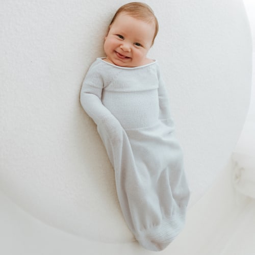Wool Frost Grey Swaddle Sleep Sack