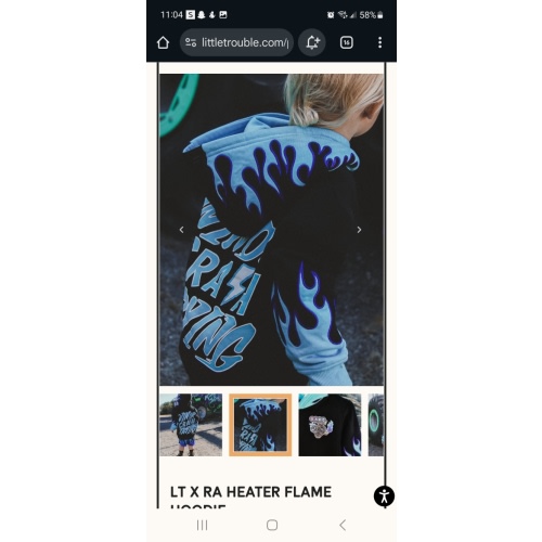 LT X RA Heater Flame Hoodie