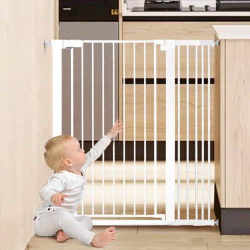Toocapro 42" Extra Tall Safety Gate, Adjustable Wide Baby Gate For Stairs, Pet Gate Dog Gate | Wayfair