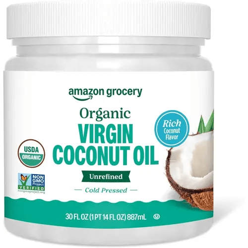 Amazon Grocery, Organic Virgin Coconut Oil, 30 Fl Oz (Previously Amazon Fresh, Packaging May Vary)