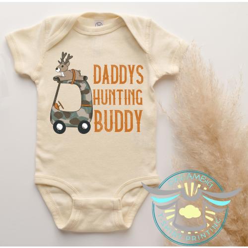 Daddy's Hunting Buddy Baby Onesie® Deer Hunting Baby Outfit, Baby Hunting Clothes, Hunting Themed Baby Gift, Future Hunter, Hunting Season
