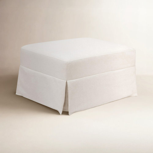 Namesake Crawford Gliding Ottoman In Eco-Weave Fabric | Water Repellent & Stain Resistant & Reviews | Birch Lane