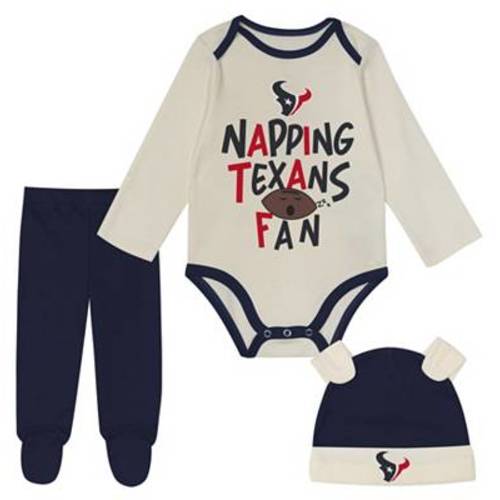 NFL Team Apparel Infant Houston Texans Navy Newborn Little Champ 3-Pack Creeper Set | Dick's Sporting Goods