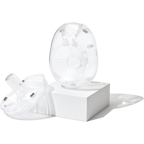 Willow - 360 Breast Pump Flanges - 21mm Breast Shield - for Willow 360 or 3.0 Wearable Breast Pump, Hands-Free for Leak Proof Breast Pumping with Spill- Proof Milk Bags - 2ct