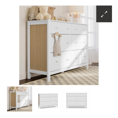 Storkcraft Horizon 6 Drawer Double Dresser
