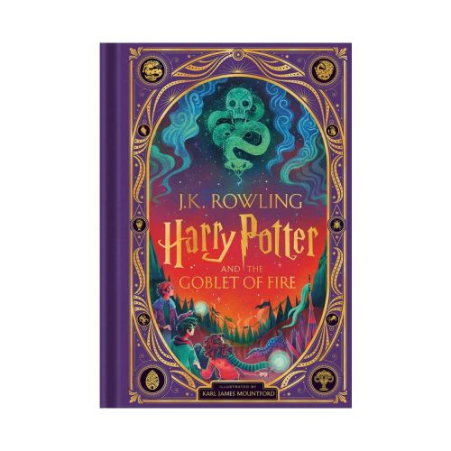 Harry Potter and the Goblet of Fire (Harry Potter, Book 4) (Interactive Illustrated Edition) - by J K Rowling (Hardcover)