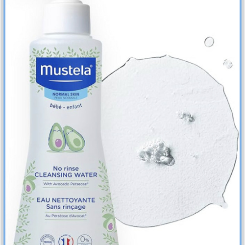 Mustela No-Rinse Micellar Cleansing Water for Babies - Made with Natural Avocado Perseose & Aloe Vera - Safely Cleans Baby's Face, Hands & Diaper Area - 1 or 2-Pack - Various Sizes