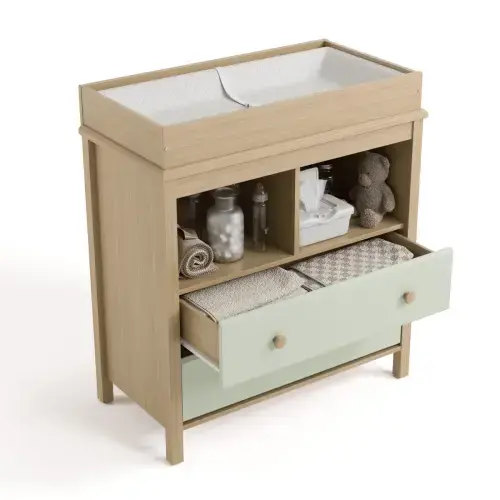 Storkcraft Alpine Changing Table in Driftwood/Sage