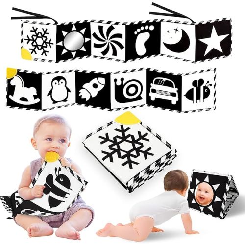 Black and White Newborn Toys for Brain Development