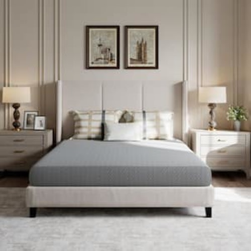 Twin Medium Cooling Charcoal Infused Foam Mattress 6 in. Bed-in-a-Box Mattress