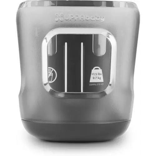 UPPAbaby Cup Holder for Vista, Cruz, Minu Strollers - Quick, Intuitive Attachment + Removal - Securely Holds Various Size Beverages - BPA Free + Dishwasher Safe - Folds Attached