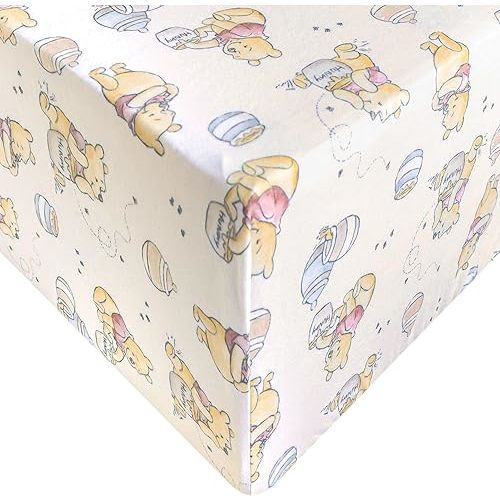 Premium Fitted Knit Crib Sheet/Toddler Sheet Hunny by Copper Pearl