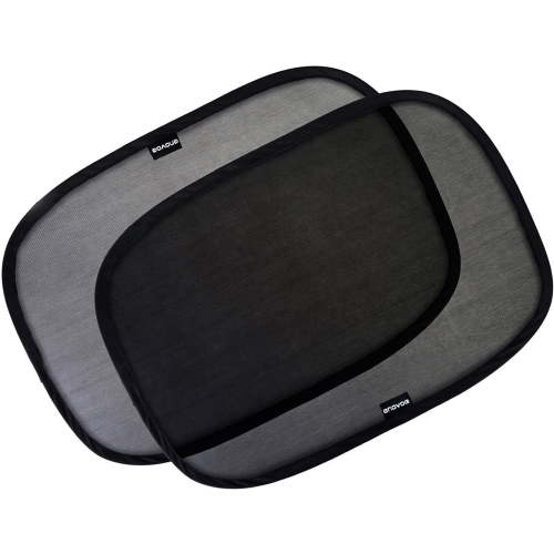 Enovoe Car Window Shade for Baby - (2 Pack) - 19"x12" Cling Baby Sun Shade for Car Window Side - Sun, Glare and UV Rays Protection for Your Child