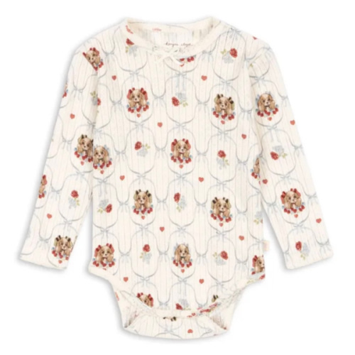 Minnie Dogs Body Pointelle Organic Cotton | Ecru