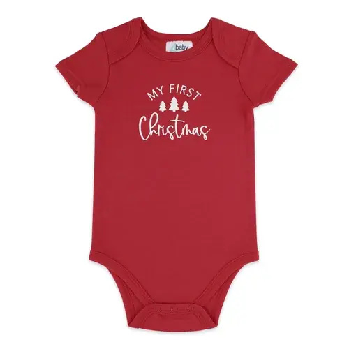 4Baby Bodysuit My 1St Xmas Red | Baby Bunting AU