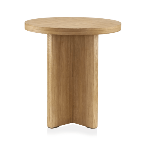 Wooden Round Side Table