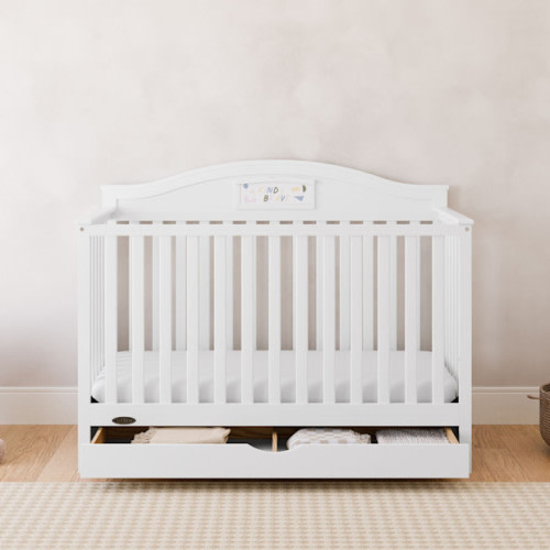 Graco Story 5-in-1 Convertible Baby Crib- White