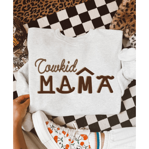 CowKid Mama TEE or CREWNECK