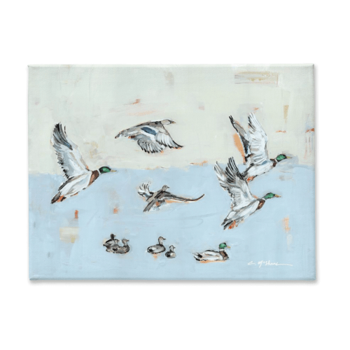 "Taking Off" on canvas