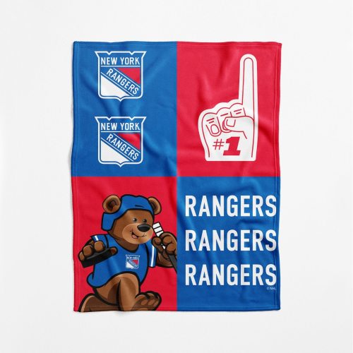 NHL Domino Swaddle Blanket NYR DESIGN