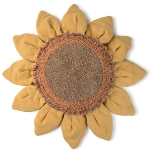 Sunflower pouffe | Yellow