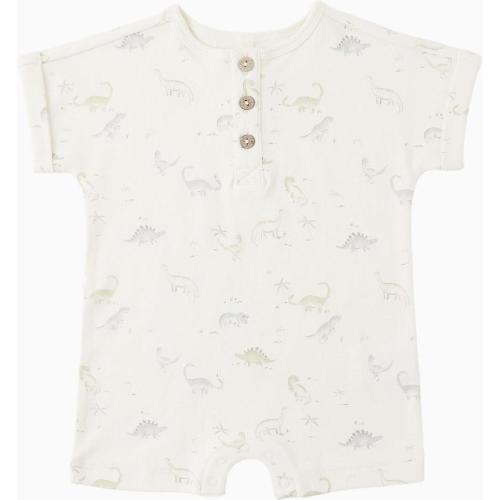 Quincy Mae Short Sleeve One-piece Dinosaur – Twinkle Twinkle Little One