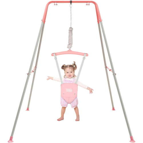 FUNLIO Baby Jumper with Stand - Pink