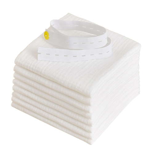 Osdhezcn 43x45cm Reusable Double Layers Ultra-thin Breathable Baby Cotton Gauze Diapers