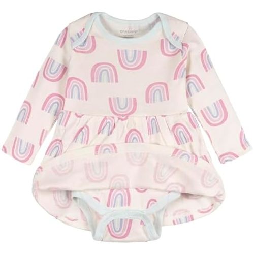 Onesies Brand Baby Girls Long Sleeve Bodysuit Dress