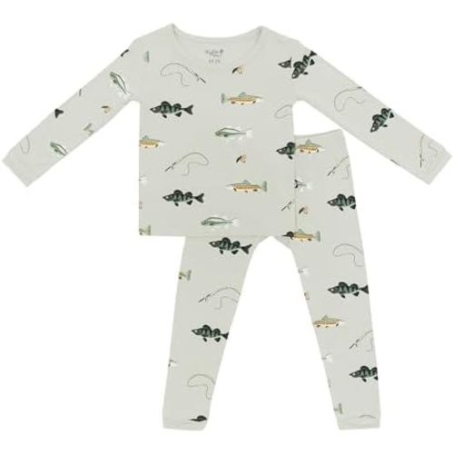 KYTE BABY Toddler Pajama Set - Pjs for Toddlers Made of Soft Bamboo Rayon Material