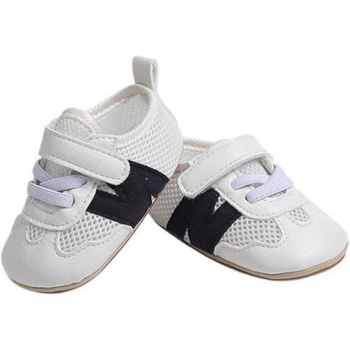 Baby Boys Girls Sneakers Toddler Non-Slip Soft Rubber Sole First Walking Shoes Infant Newborn Crib Dress Shoes