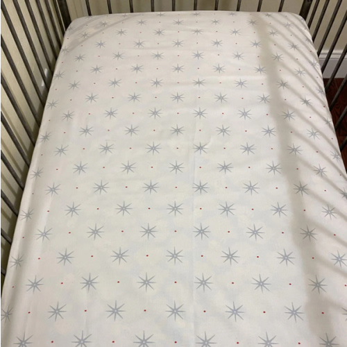 Baby Boy Americana Crib Bedding, Baby Bedding in White, Light Blue, an - Just Baby Designs